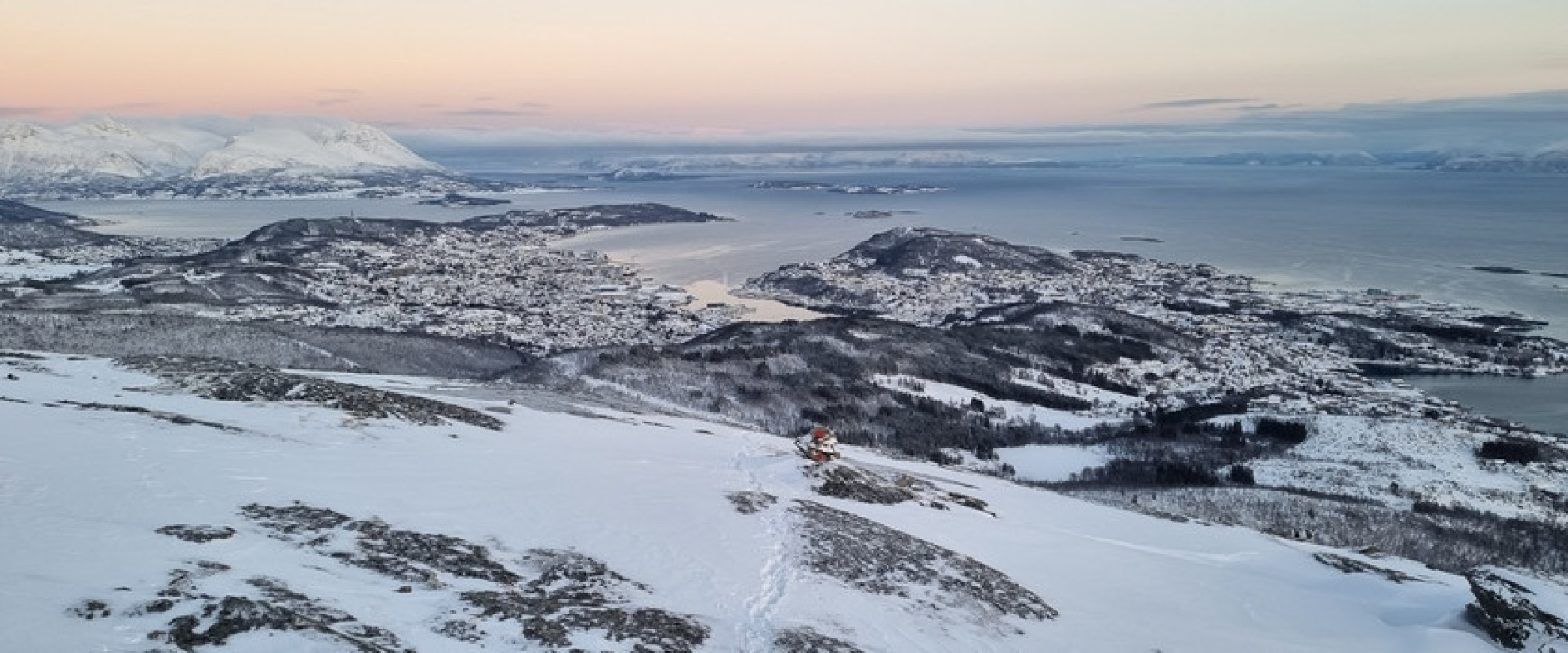 Harstad sett fra Heia, 2023