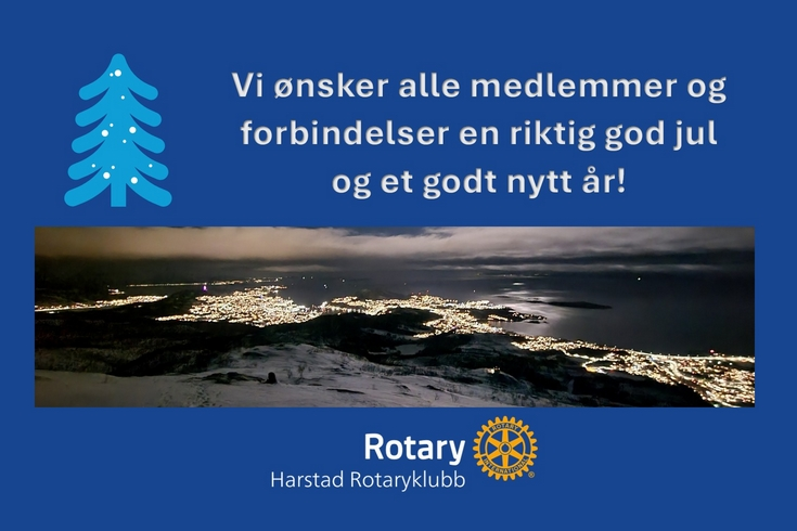 Riktig god jul til alle medlemmer, andre rotarianere og forbindelser